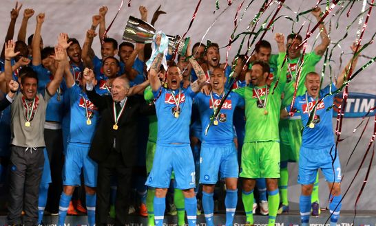 Il Napoli vinse la Supercoppa 2014