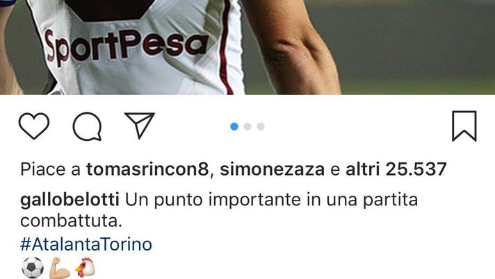 Toro, la squadra suona la carica sui social. Belotti: “Punto importante”- immagine 1
