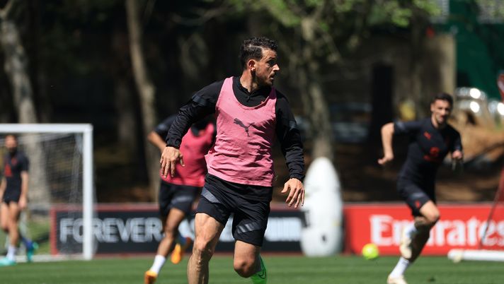 Alessandro Florenzi AC Milan allenamento Milanello