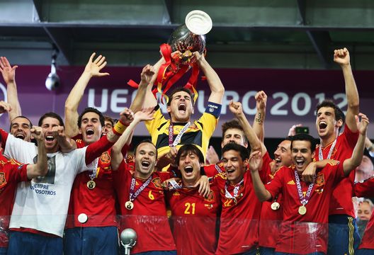 Spagna, Campione d'Europa nel 2012