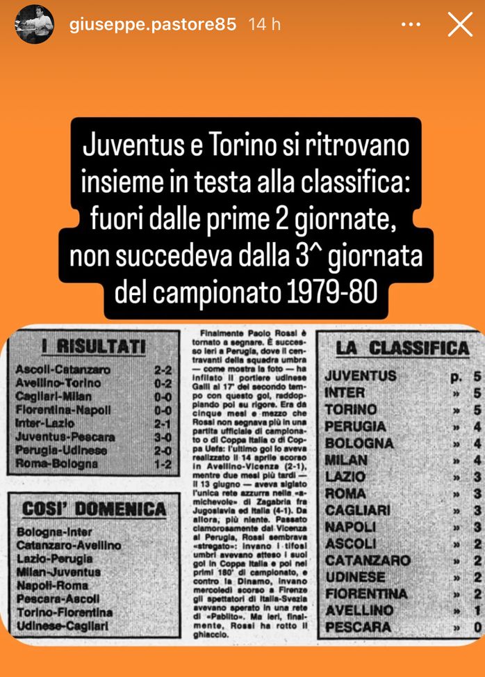 Derby della Mole, Juve e Torino in vetta alla 3′ giornata come nel 1979- immagine 2
