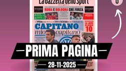 Prima pagina Gazzetta dello Sport: Roma e Bologna che forza in Europa League