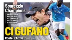 Prime pagine giornali sportivi oggi: il Napoli sui media