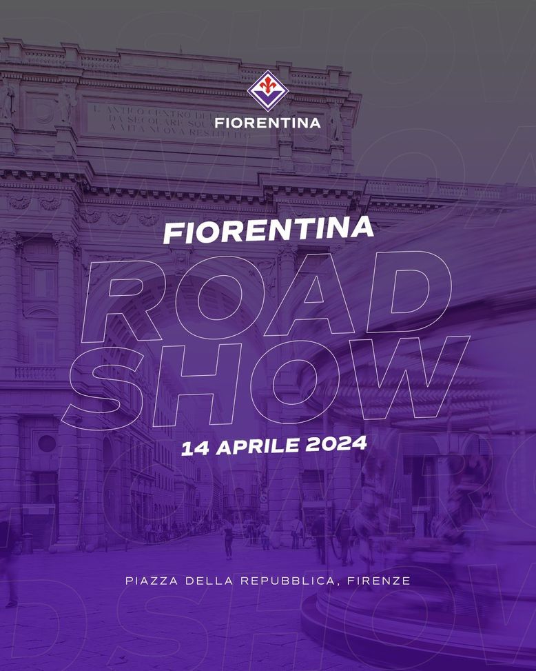 Domenica 14 Aprile evento “Roadshow” della Fiorentina in centro a Firenze - immagine 1