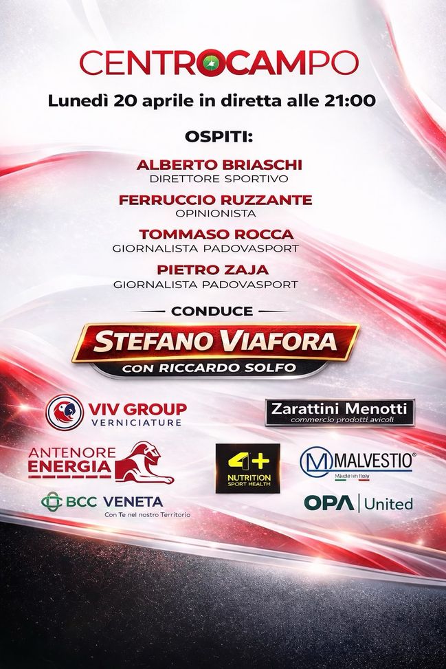 Stasera torna il nostro talk “Centrocampo”, analisi e dibattito sui biancoscudati- immagine 2