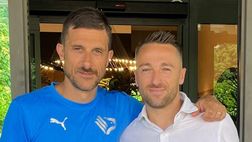 FOTO Palermo, secondo giorno di raduno: l’ex Floriano in visita a Coccaglio