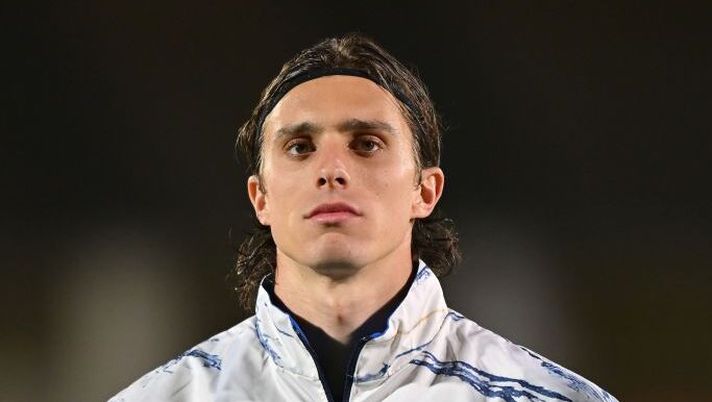 SAN MARINO, ITALY - NOVEMBER 16: Riccardo Calafiori of Italy U21 looks on during the UEFA Under21 Euro Qualifier match between San Marino U21 and Italy U21 at Serravalle on November 16, 2023 in San Marino, Italy. (Photo by Alessandro Sabattini/Getty Images) Romano: “Calafiori, l’Arsenal prepara nuovi contatti: la richiesta del Bologna” - immagine 1