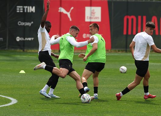 Sempre Luka Jovic oggi a Milanello (Photo by Claudio Villa/AC Milan via Getty Images) Luka Jovic