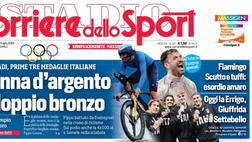 PRIMA PAGINA CORRIERE DELLO SPORT OGGI: “Napoli, Gilmour ad un passo”