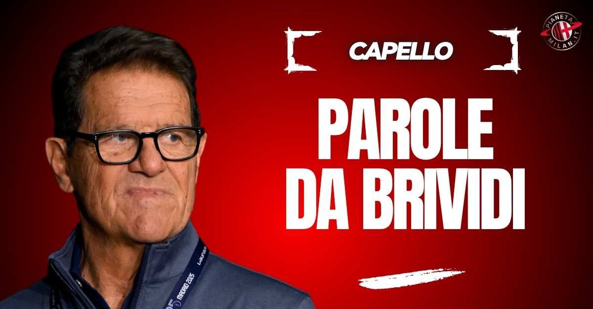 Capello: “Baresi e Maldini da Pallone d’Oro. Al Milan non era ammesso …” Capello: “Baresi e Maldini da Pallone d’Oro. Al Milan non era ammesso …”