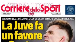 PRIMA PAGINA CORRIERE DELLO SPORT OGGI: “La Juve fa un favore a Conte”
