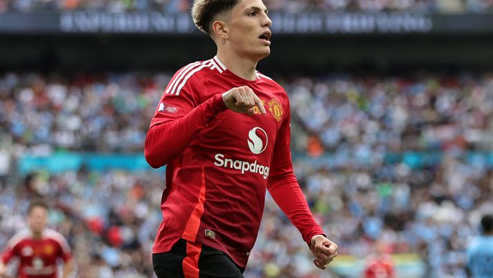 Garnacho in goal nel Manchester Derby Community Shield