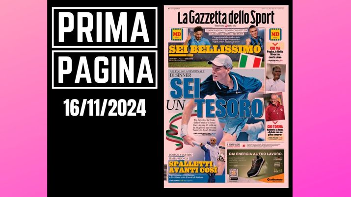 Prima pagina Gazzetta dello Sport: domani Italia-Francia. Spalletti avanti così