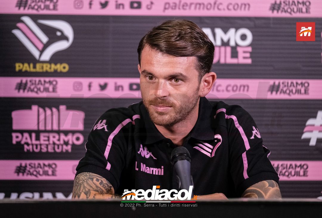 FOTO RITIRO PALERMO, Matteo Brunori in conferenza stampa (Gallery) - immagine 11