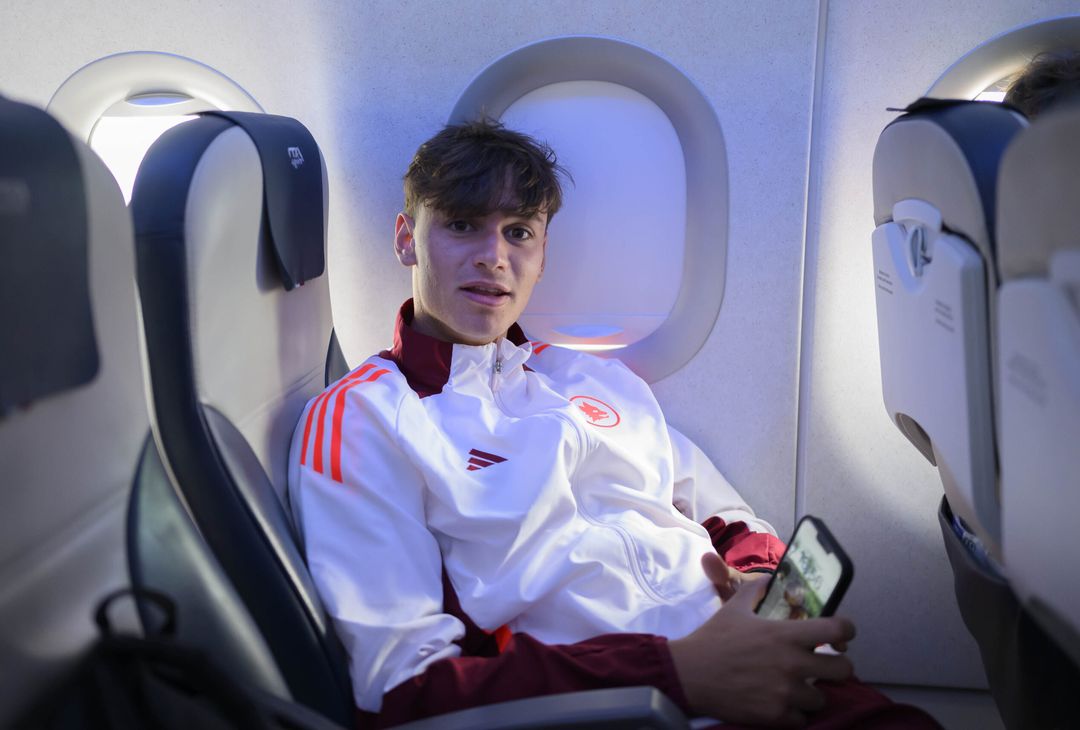 Roma, il viaggio della squadra verso Torino – FOTO GALLERY - immagine 5