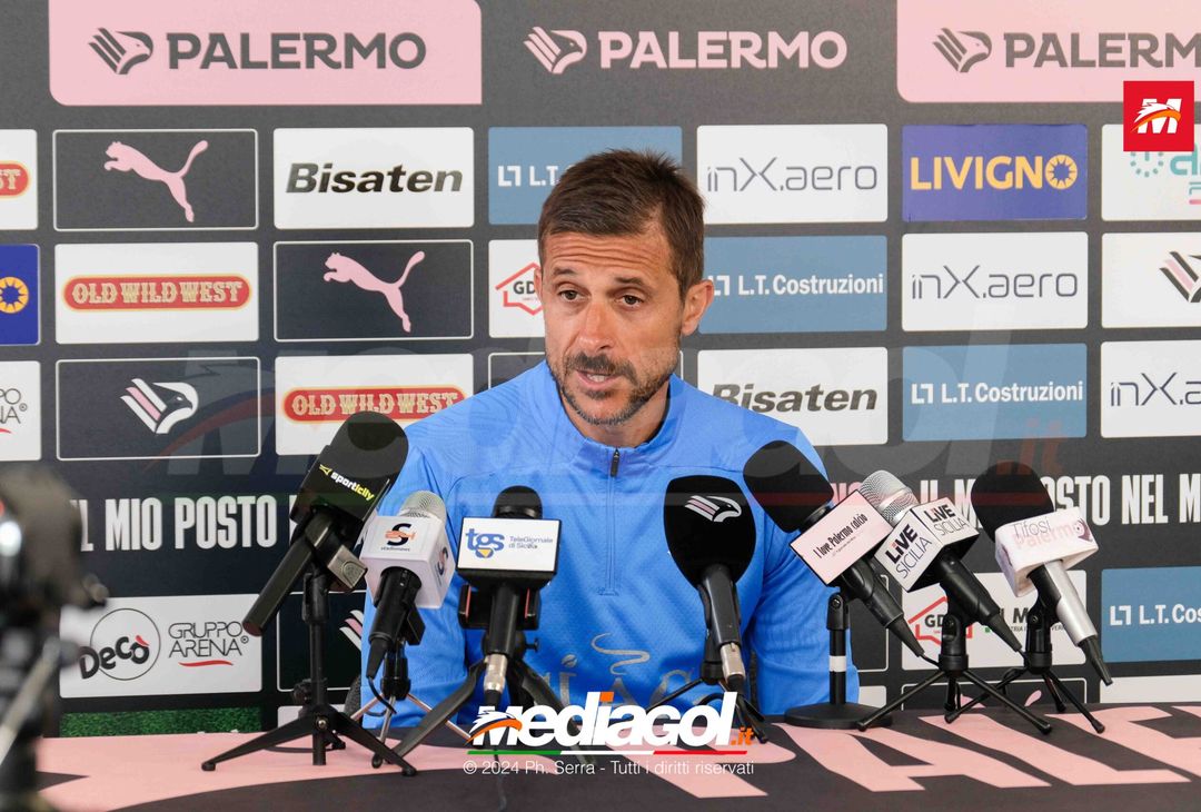 FOTO PALERMO, Dionisi in conferenza post amichevole con Sondrio (Gallery) - immagine 15