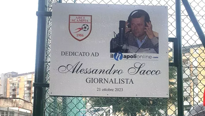 Arci Scampia, inaugurato il campetto da calcio in memoria di Alessandro Sacco - immagine 1