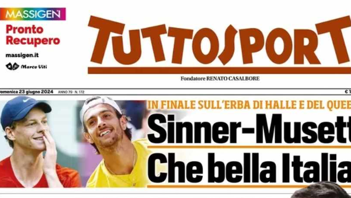 PRIMA PAGINA TUTTOSPORT OGGI: “A Napoli sicuri di Buongiorno, Cairo no” PRIMA PAGINA TUTTOSPORT OGGI: “A Napoli sicuri di Buongiorno, Cairo no” - immagine 1
