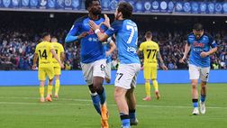 FOTO La spinta di Anguissa nei confronti di Kvaratskhelia: il messaggio