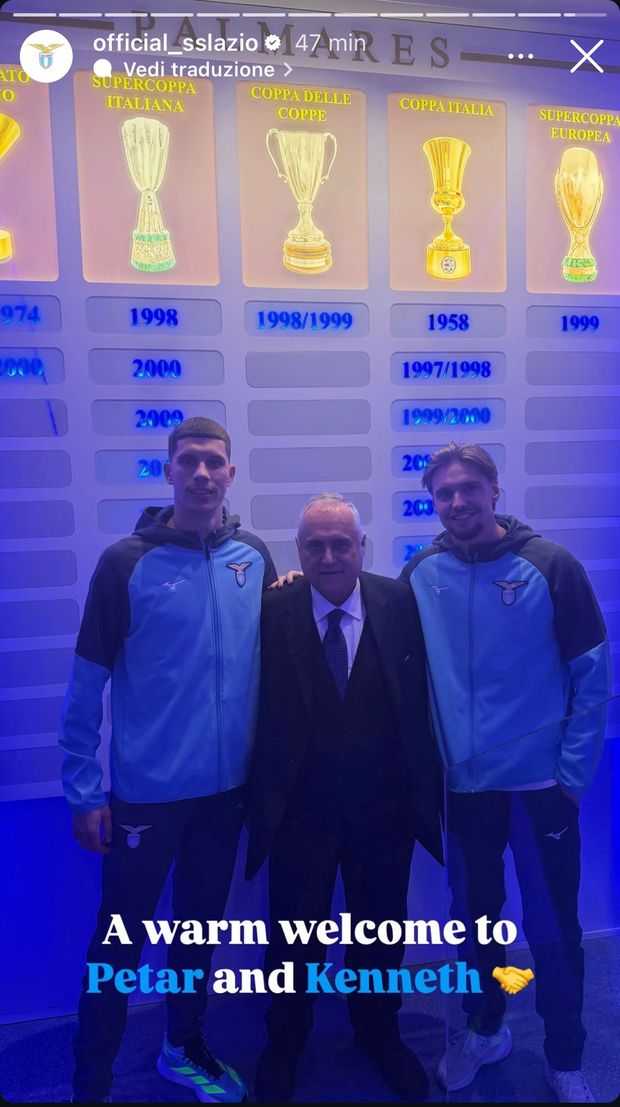 Lazio, Lotito accoglie i neo acquisti Ratkov e Taylor – FOTO- immagine 2