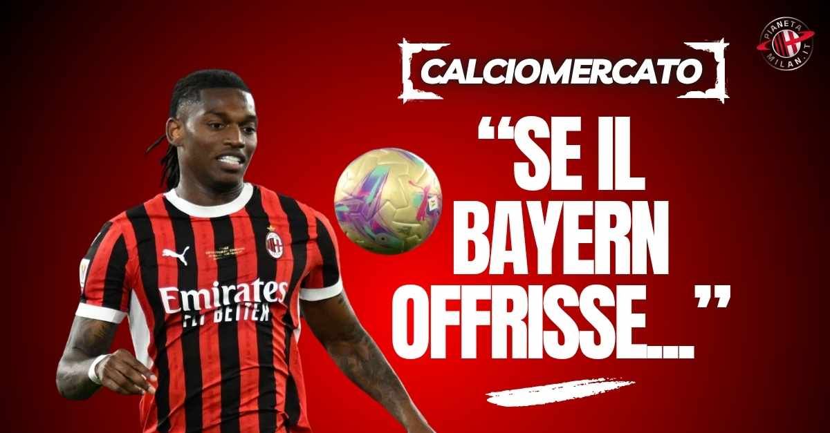 Milan, Schira: “Leao considerato incedibile. Se il Bayern Monaco offrisse …” Milan, Schira: “Leao considerato incedibile. Se il Bayern Monaco offrisse …”