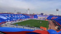 Una coreografia gigantesca: i tifosi dell’U l’hanno esposta a Santiago per il Superclásico