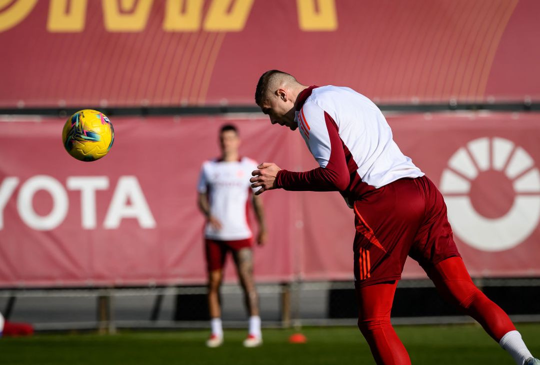 Roma, secondo allenamento dell’anno: Dovbyk torna in gruppo – FOTO GALLERY - immagine 25