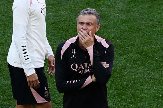 Monaco di Baviera, Germania - 30 maggio 2025: Luis Enrique, allenatore del Paris Saint-Germain. (Foto di Stu Forster/Getty Images) psg-botafogo-luis-enrique-stagione-mondiale-per-club-difesa-conferenza-stampa