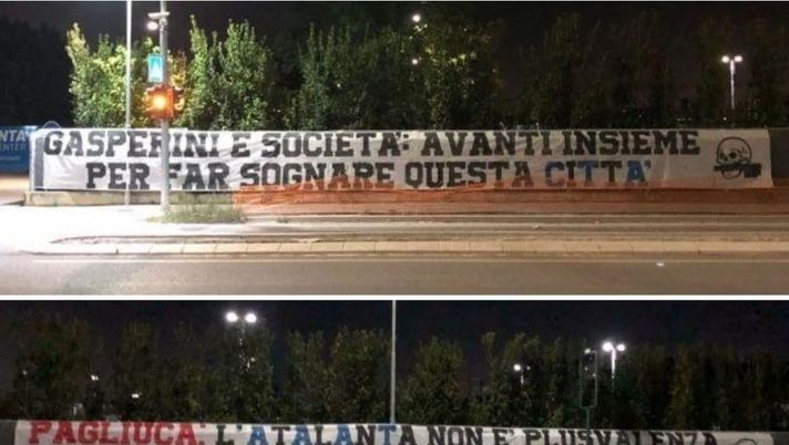 Atalanta, striscioni dei tifosi per Gasperini: “Avanti insieme” Atalanta, striscioni dei tifosi per Gasperini: “Avanti insieme” - immagine 1
