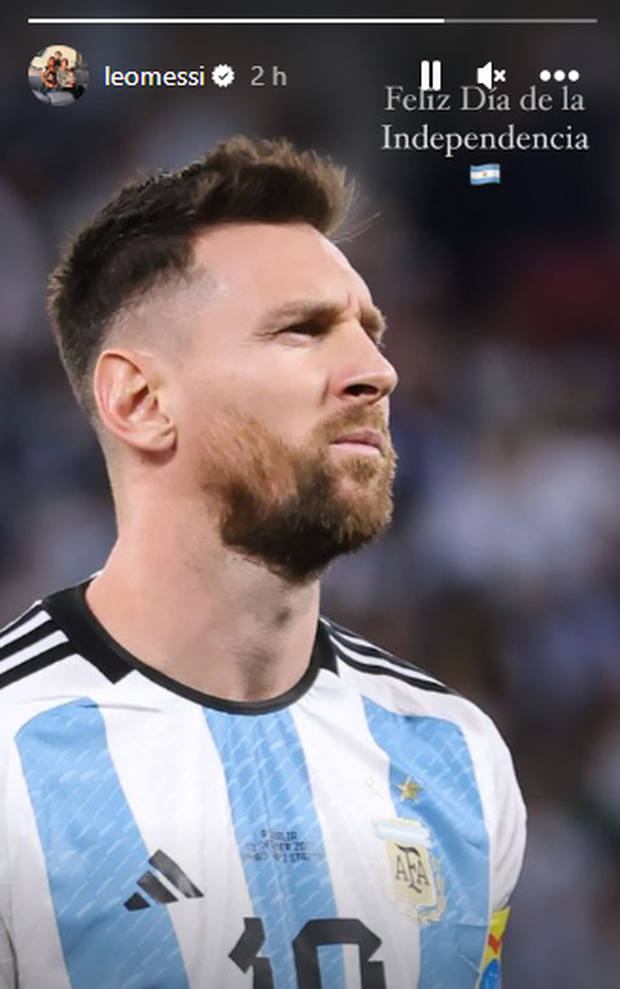 Messi celebra il giorno dell’Indipendenza dell’Argentina con una storia su Instagram- immagine 3