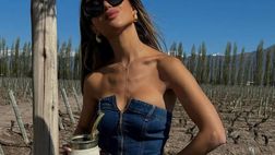 Lady Lautaro si gode una giornata speciale nei vigneti di Mendoza: “Il nostro luogo felice”