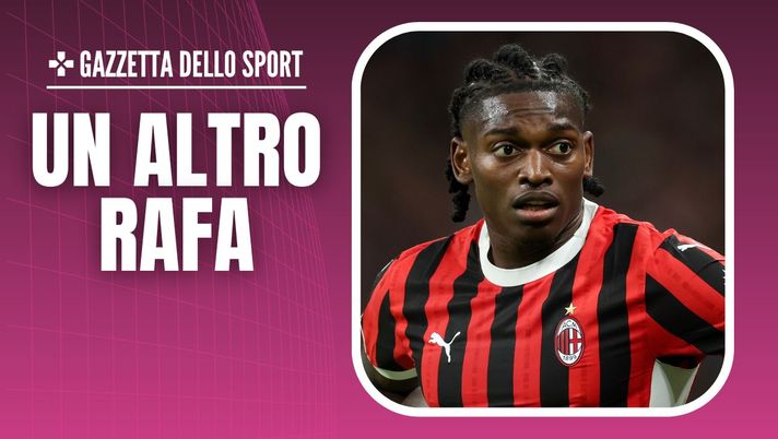 Milan-Juventus Serie A 2024-2025 Rafael Leao