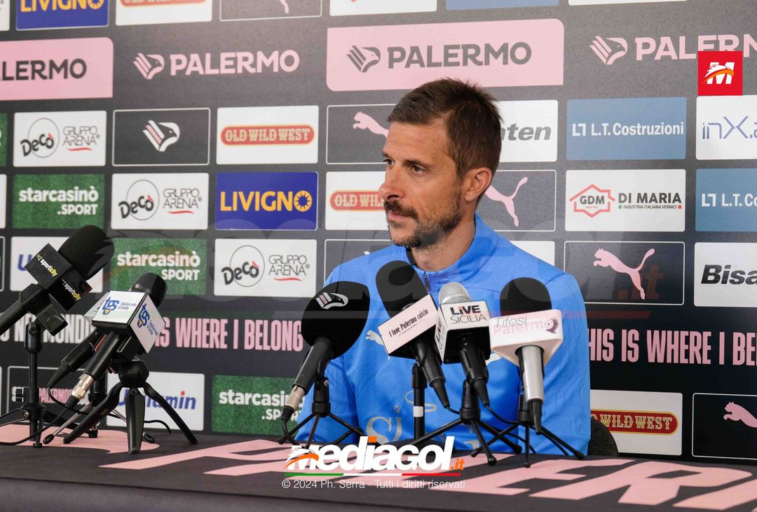 FOTO PALERMO, Dionisi in conferenza post amichevole con Sondrio (Gallery) - immagine 17