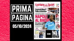 Prima pagina Corriere dello Sport: “Napoli al bacio”