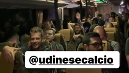 L’Udinese si salva e i giocatori festeggiano cantando una canzone speciale