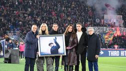 Il Bologna omaggia Mihajlovic, Arianna ringrazia: “Vi porteremo sempre nel cuore”