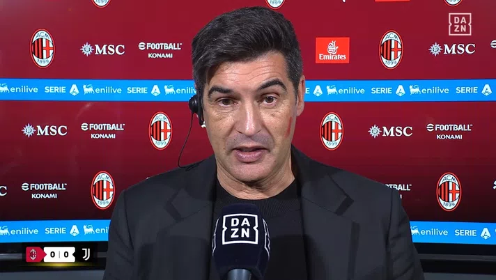 Milan-Juve 0-0, Fonseca: “Una delle gare più noiose della carriera, avrei fischiato pure io” - immagine 1
