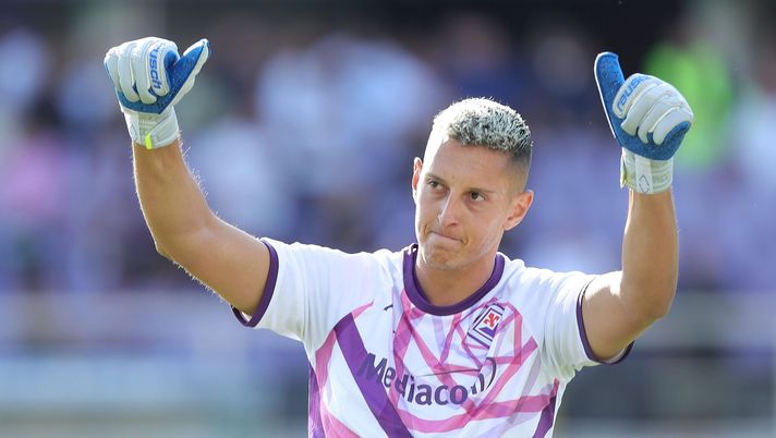 Gollini in Fiorentina-Cremonese
