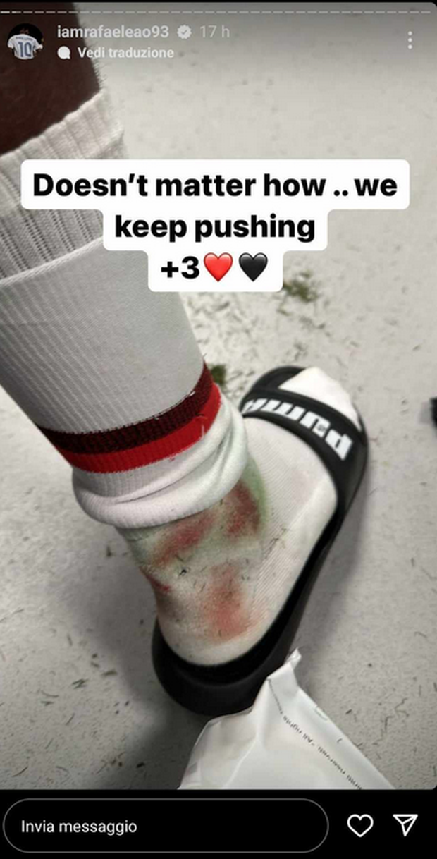 Screen Instagram di Leao