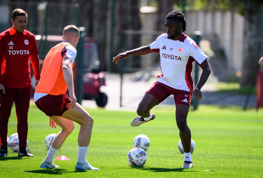 Verso Roma-Juventus: l’allenamento a Trigoria – FOTO GALLERY - immagine 25