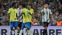 Paredes, che garra nel 4-1 al Brasile. E il gesto a Rodrygo diventa virale