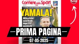 Prima pagina Corriere dello Sport: “Yamala! Mitica Inter, va in finale”