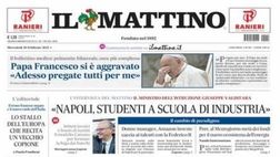 PRIMA PAGINA IL MATTINO OGGI: “Bilanci, con l’Inter il Napoli ha già vinto”