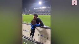 VIDEO / Atalanta, il dolce abbraccio di Ederson con la figlia a fine partita