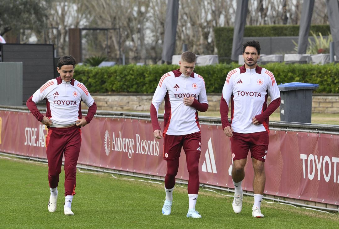 Trigoria, la rifinitura pre Braga e la conferenza di Ranieri – FOTO GALLERY- immagine 1