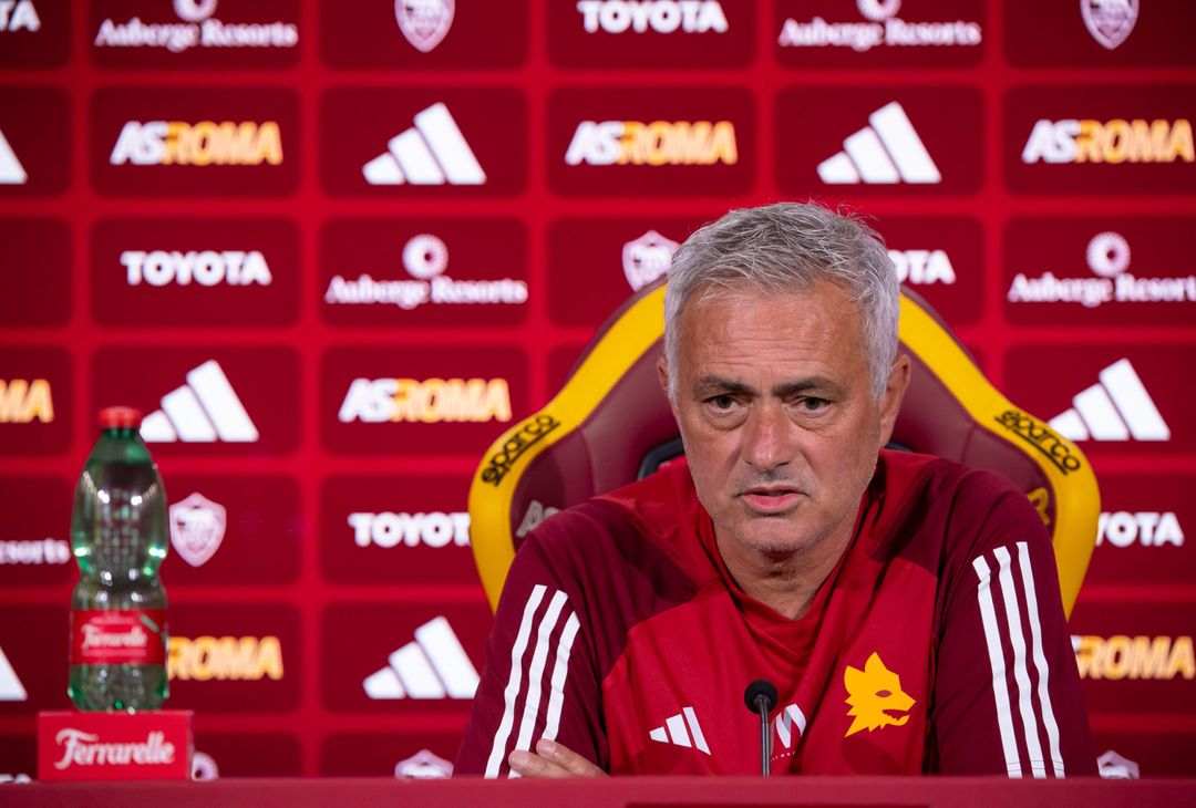 La conferenza stampa di Mourinho alla vigilia della Salernitana – FOTO GALLERY - immagine 19