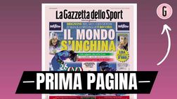 Prima pagina Gazzetta dello Sport: “Inter-Juve, il tunnel come un ring. Bastoni minacciato”
