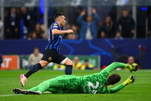 Il gol al Barcellona in semifinale. (Foto di Mattia Pistoia - Inter/Inter via Getty Images) Lautaro Martinez, appuntamento con la storia: in finale può completare la propria bacheca- immagine 4