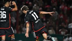 Ex Inter, Colidio show in Argentina: tripletta e River Plate ai quarti di coppa