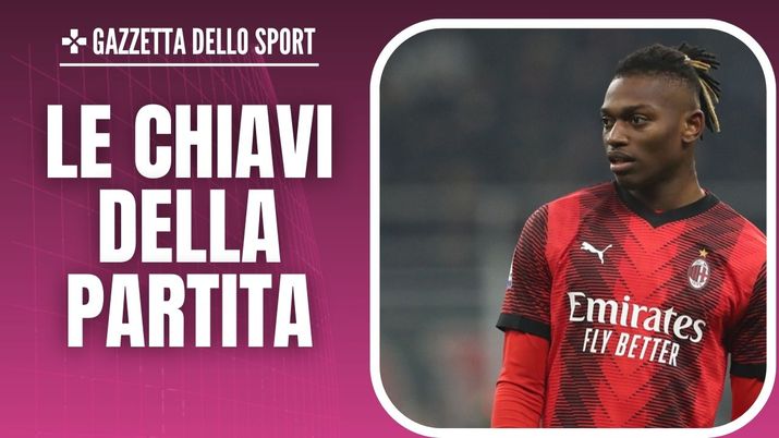 Rafael Leao AC Milan Milan-Roma 3-1 Serie A 2023-2024